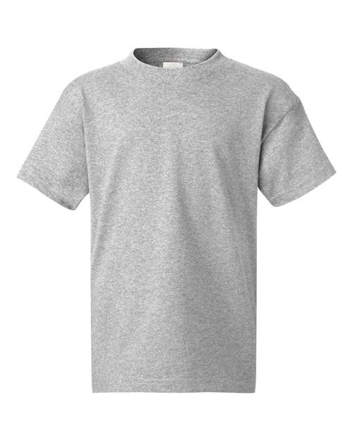 Hanes Youth Authentic T-Shirt - Light Steel Front