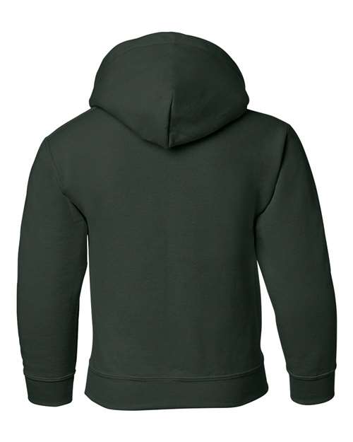 Youth Heavy Blend™ Hooded Sweatshirt - Forest Back