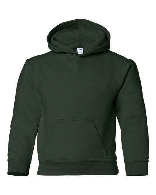 Youth Heavy Blend™ Hooded Sweatshirt - Forest Front