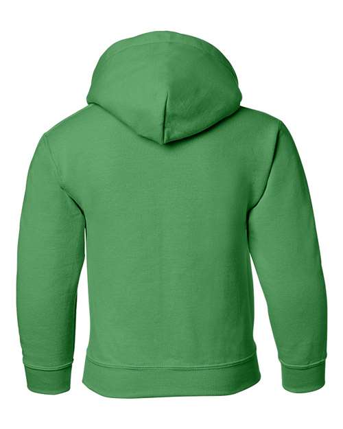 Youth Heavy Blend™ Hooded Sweatshirt - Irish Green Back