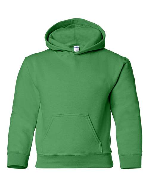 Youth Heavy Blend™ Hooded Sweatshirt - Irish Green Front