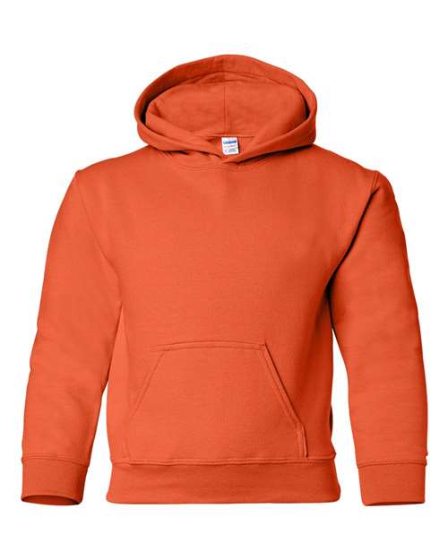 Youth Heavy Blend™ Hooded Sweatshirt - Orange Front