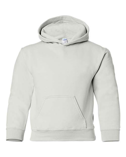 Youth Heavy Blend™ Hooded Sweatshirt - White Front