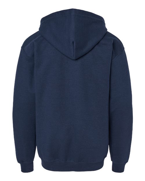 Youth Heavy Blend™ Full-Zip Hooded Sweatshirt - Navy Back
