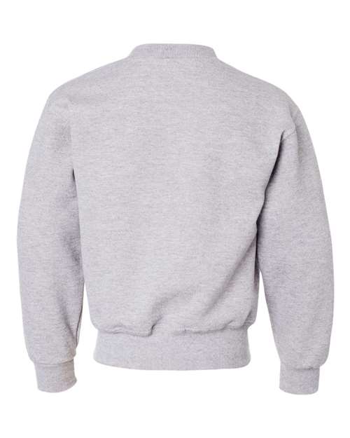 JERZEES Youth NuBlend® Crewneck Sweatshirt - Back