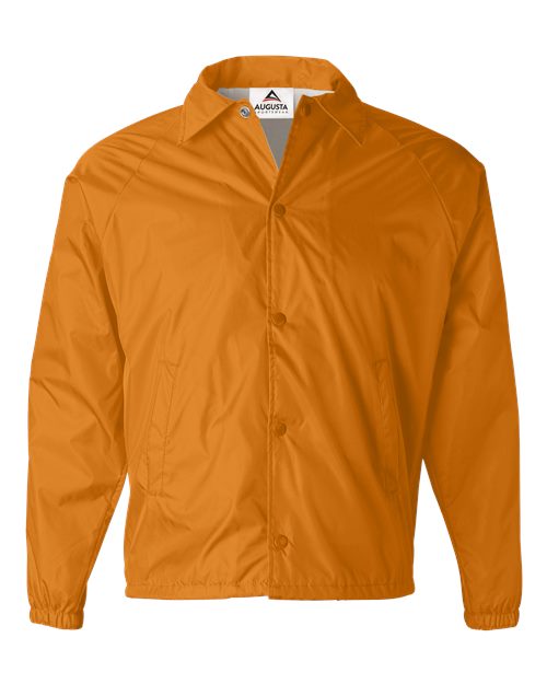 Augusta Sportswear Men's Coach's Jacket - Gold Front