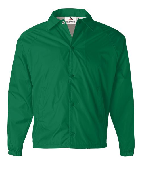 Augusta Sportswear Men's Coach's Jacket - Kelly Front