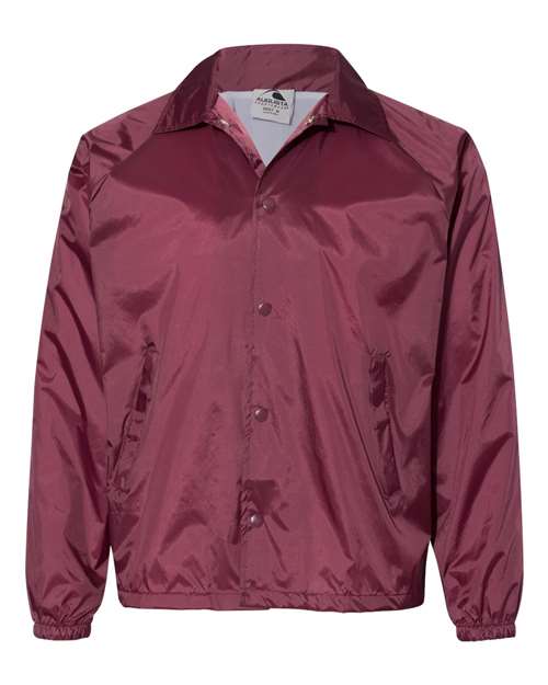 Augusta Sportswear Men's Coach's Jacket - Maroon Front