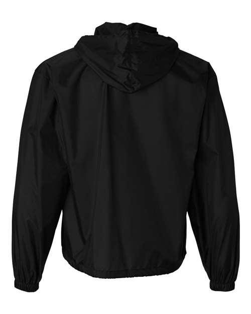 Augusta Sportswear Unisex Packable Half-Zip Hooded Pullover Jacket - Back