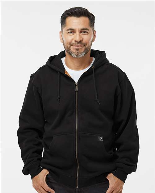 DRI DUCK Men's Crossfire Heavyweight Power Fleece Hooded Jacket with Thermal Lining - Model Front