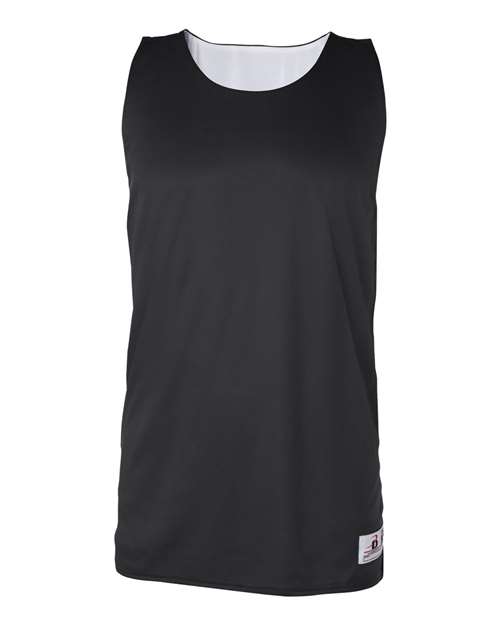 Badger Men's B-Core Reversible Tank Top - Black Front