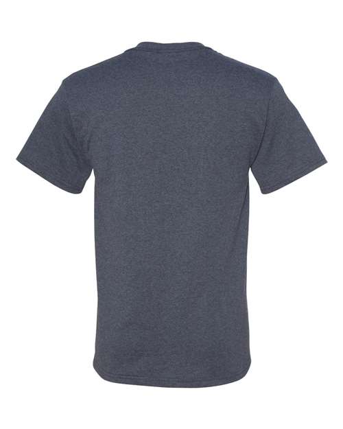 Unisex Dri-Power® 50/50 T-Shirt - Vintage Heather Blue Back