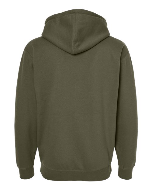 Independent Trading Co. Unisex Heavyweight Full-Zip Hooded Sweatshirt - Back