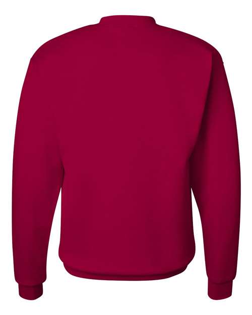 Unisex EcoSmart® Crewneck Sweatshirt - Deep Red Back