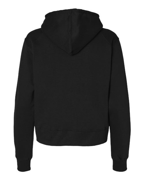 Badger Women's Crop Hooded Sweatshirt - Back