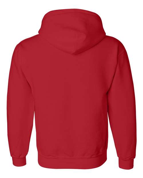 Unisex DryBlend® Hooded Sweatshirt - Red Back