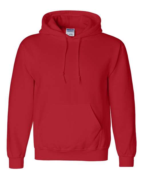 Unisex DryBlend® Hooded Sweatshirt - Red Front