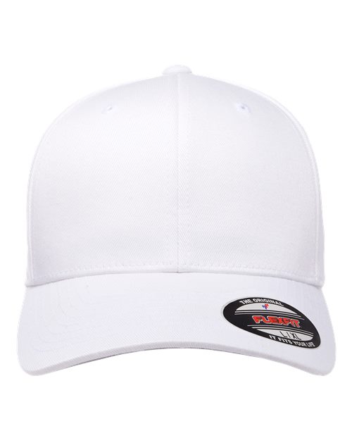 Flexfit Cotton Blend Cap - White Front