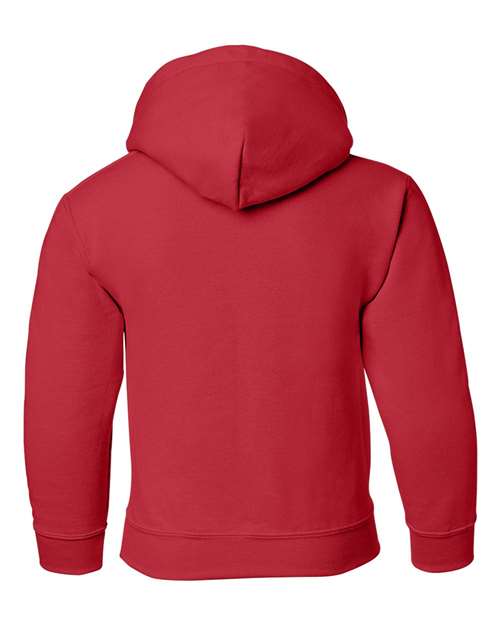 Youth Heavy Blend™ Hooded Sweatshirt - Red Back