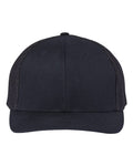 Richardson 112+ R-Flex Adjustable Trucker Cap - Black Front