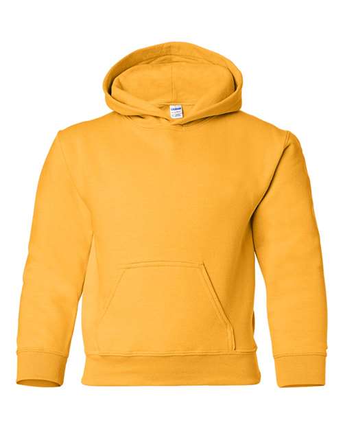 Youth Heavy Blend™ Hooded Sweatshirt - Gold Front