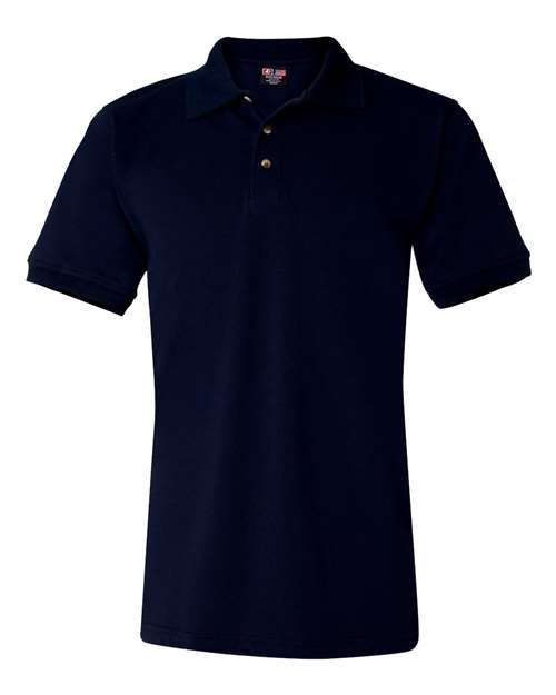 Bayside Unisex USA-Made Polo - Navy Front