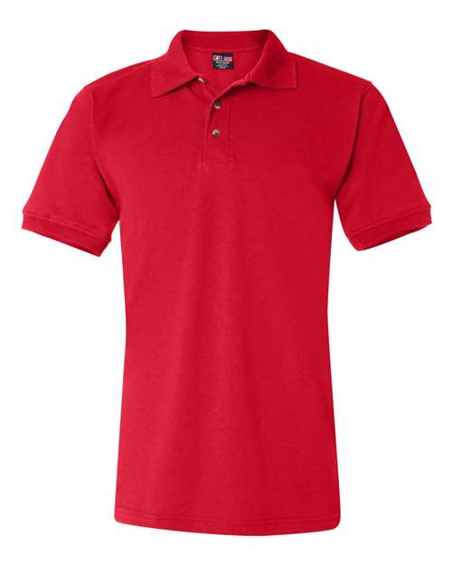 Bayside Unisex USA-Made Polo - Red Front