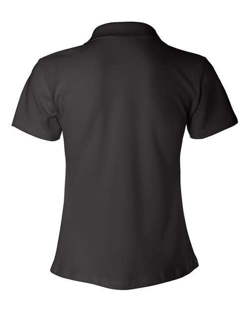 Bayside Women's USA-Made V-Neck Polo - Back