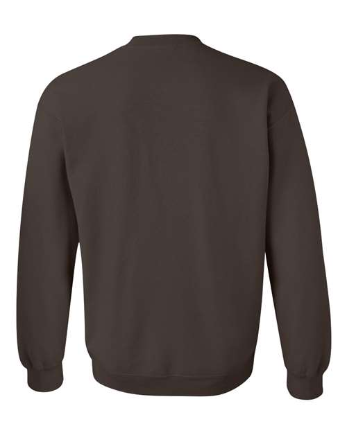 Unisex Heavy Blend™ Crewneck Sweatshirt - Dark Chocolate Back