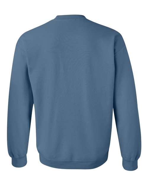Unisex Heavy Blend™ Crewneck Sweatshirt - Indigo Blue Back