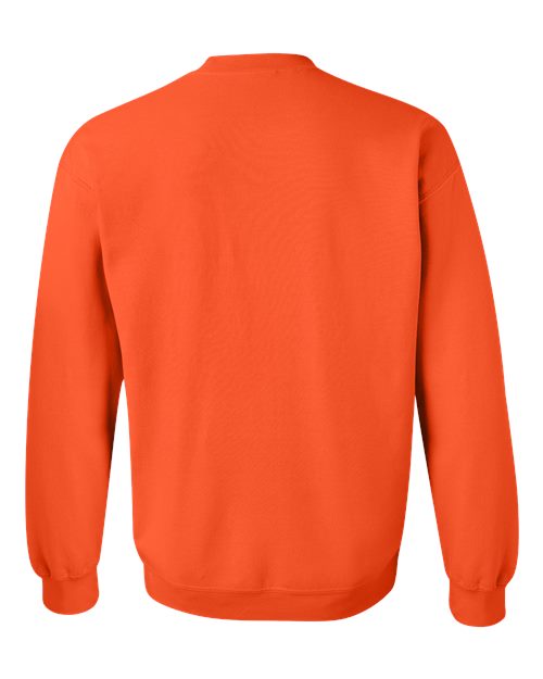 Unisex Heavy Blend™ Crewneck Sweatshirt - Orange Back