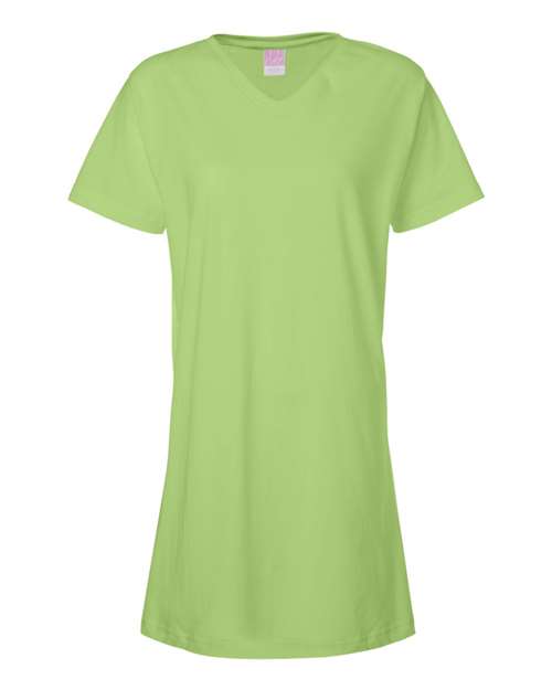 Augusta Sportswear V-Neck Jersey with Striped Sleeves - Teal/ White Front