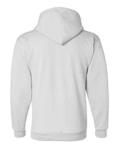 Unisex Powerblend® Hooded Sweatshirt - White Back