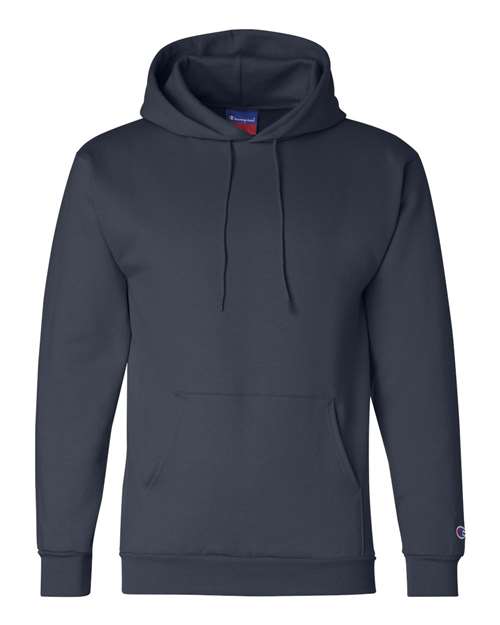 Unisex Powerblend® Hooded Sweatshirt - Navy Front