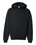 Badger Youth Hooded Sweatshirt - Black Front