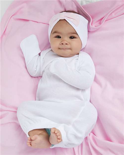 Rabbit Skins Infant Baby Rib Layette - Model Front