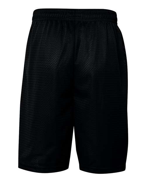 Badger Men's Pro Mesh 9" Shorts with Pockets - Back