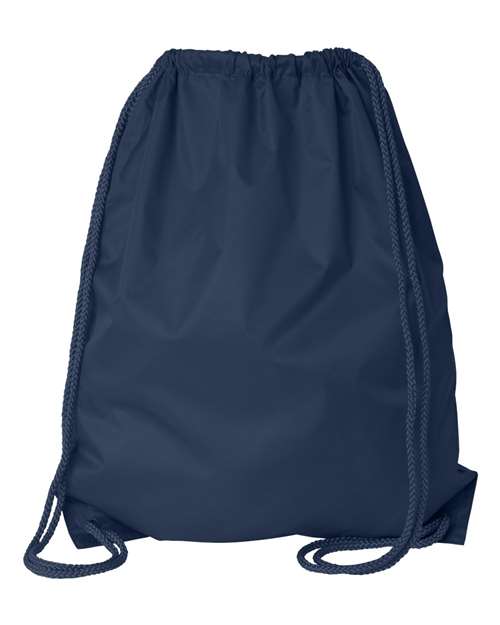 Large Drawstring Pack with DUROcord - Navy Back