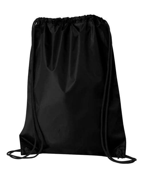 Value Drawstring Bag - Black Back