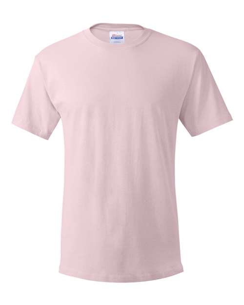 Hanes Unisex Essential-T T-Shirt - Pale Pink Front
