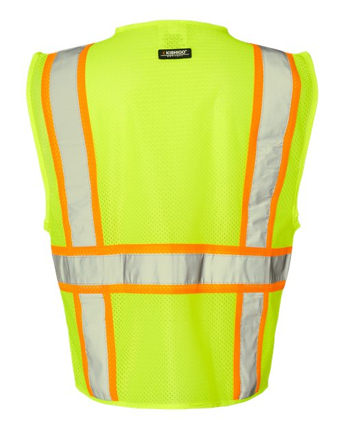 Kishigo Unisex Ultra-Cool™ Multi-Pocket Vest - Back