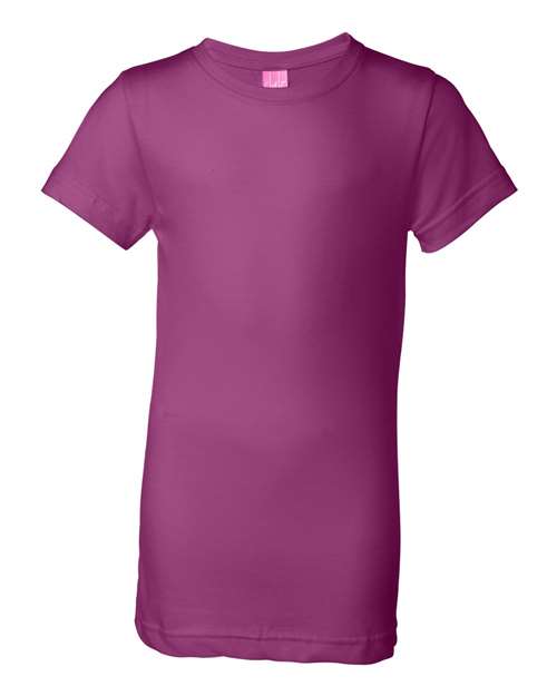 LAT Women's Fine Jersey Tee - Vintage Coyote Brown Front