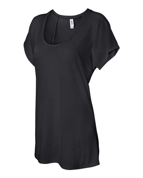 BELLA + CANVAS Women’s Flowy Raglan Tee - Side