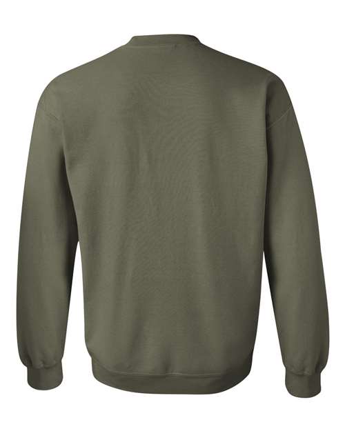 Unisex Heavy Blend™ Crewneck Sweatshirt - Military Green Back