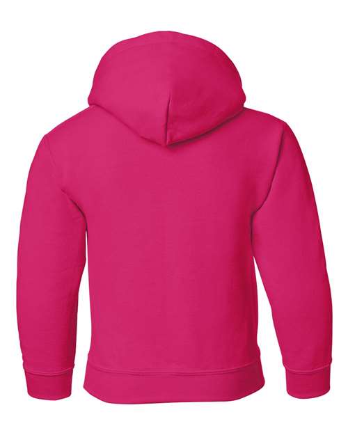 Youth Heavy Blend™ Hooded Sweatshirt - Heliconia Back