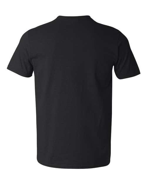 Unisex Softstyle® V-Neck T-Shirt - Black Back