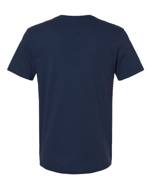 Unisex Softstyle® V-Neck T-Shirt - Navy Back