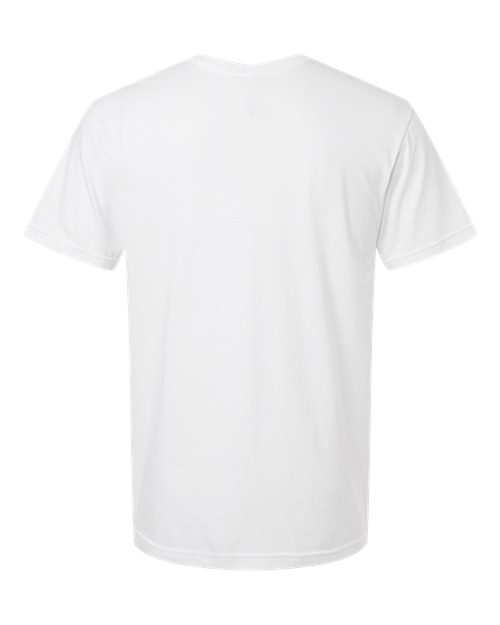 Unisex Softstyle® V-Neck T-Shirt - White Back
