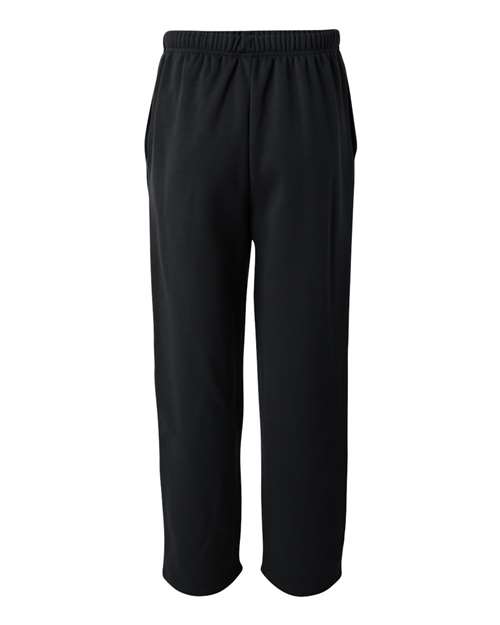Badger Unisex Performance Fleece Open-Bottom Sweatpants - Back