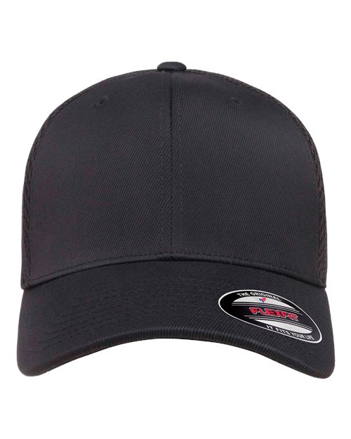 Flexfit Ultrafiber Mesh Cap - Black Front